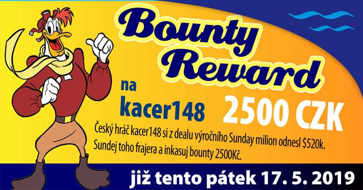 2500 CZK BOUNTY REWARD